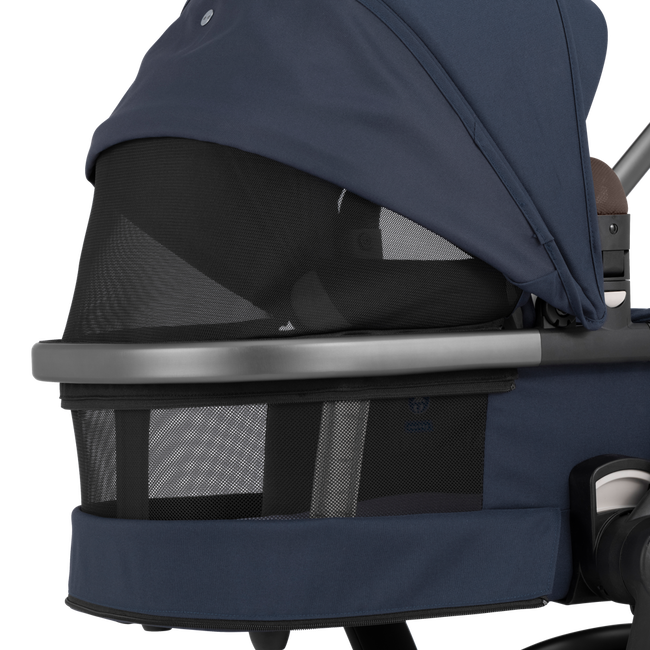 Navy blue bassinet deals