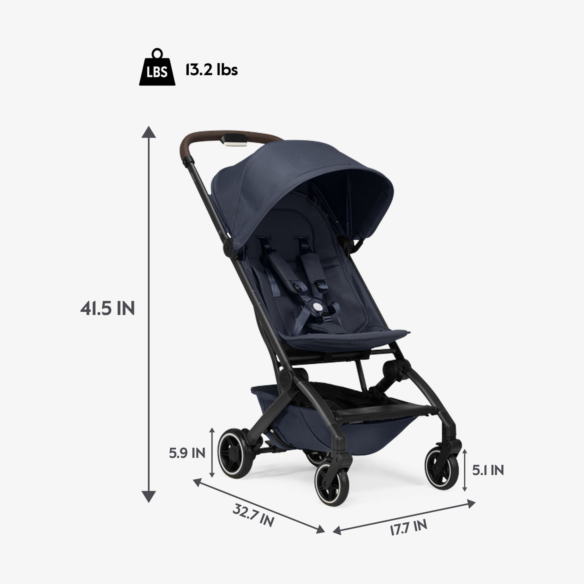 joolz navy blue Joolz Aer+ Lightweight Stroller