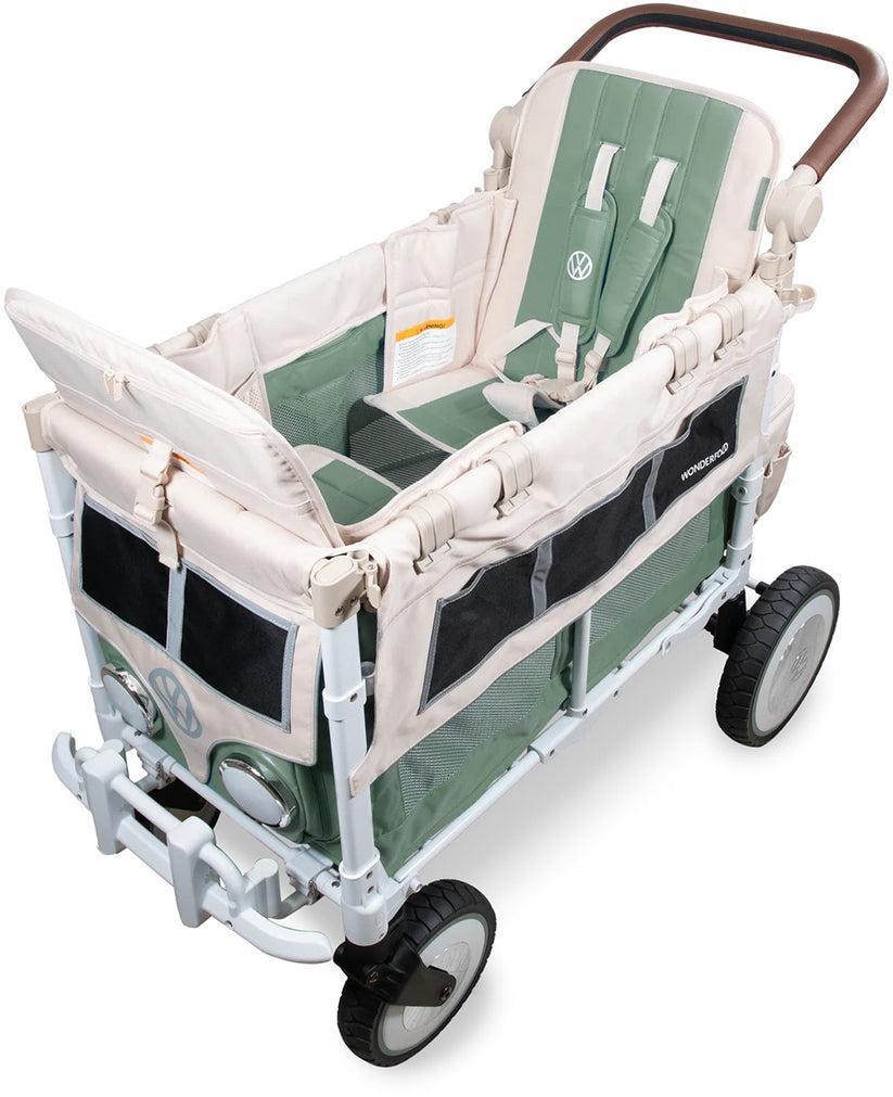 vw wagon stroller Wonderfold VW2 Volkswagen Stroller Wagon Sage Green