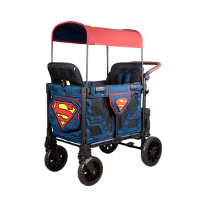 2 seater wagon stroller WonderFold Superman Luxe Pro Stroller Wagon (2 Seater)