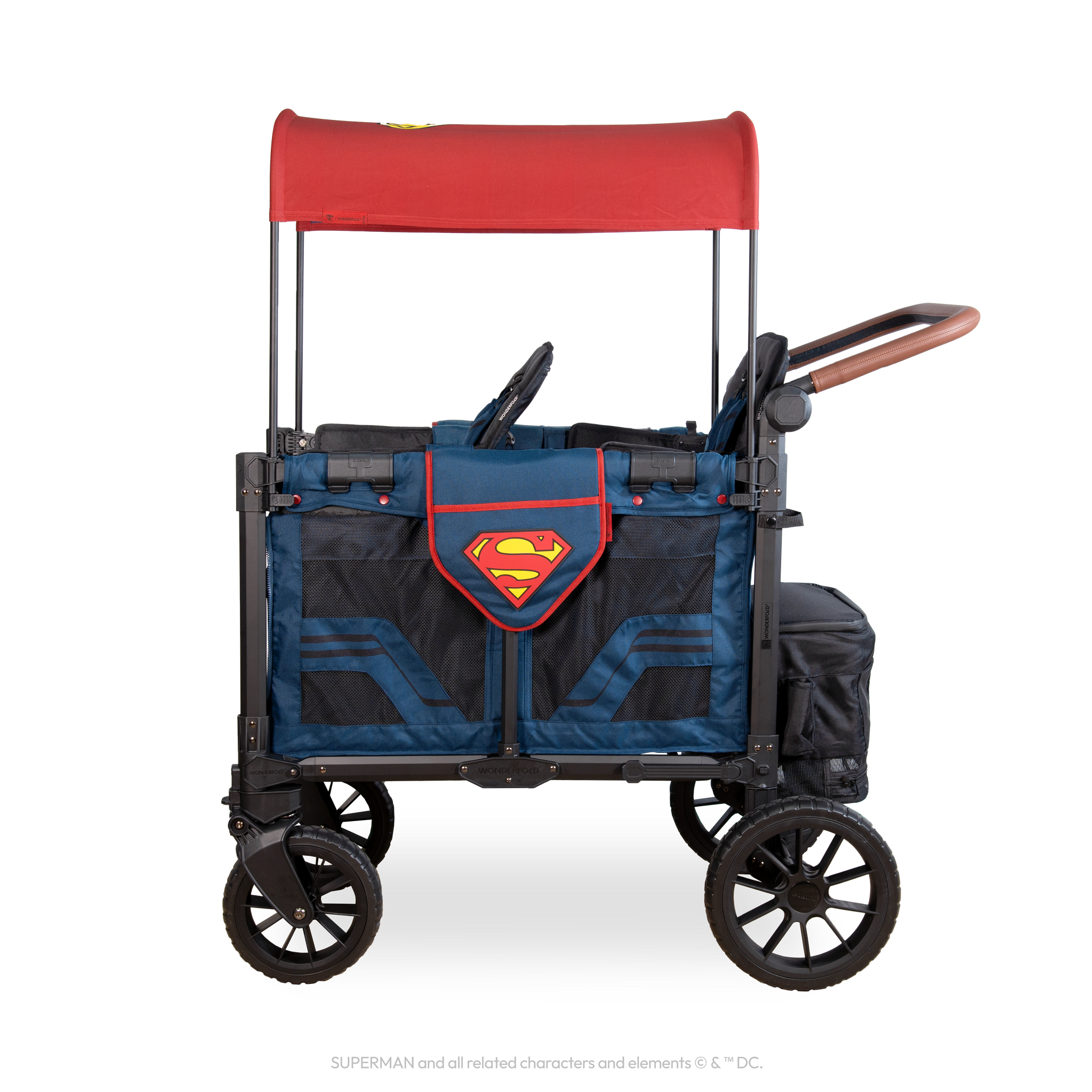 WonderFold Superman Luxe Pro Stroller Wagon (2 Seater)