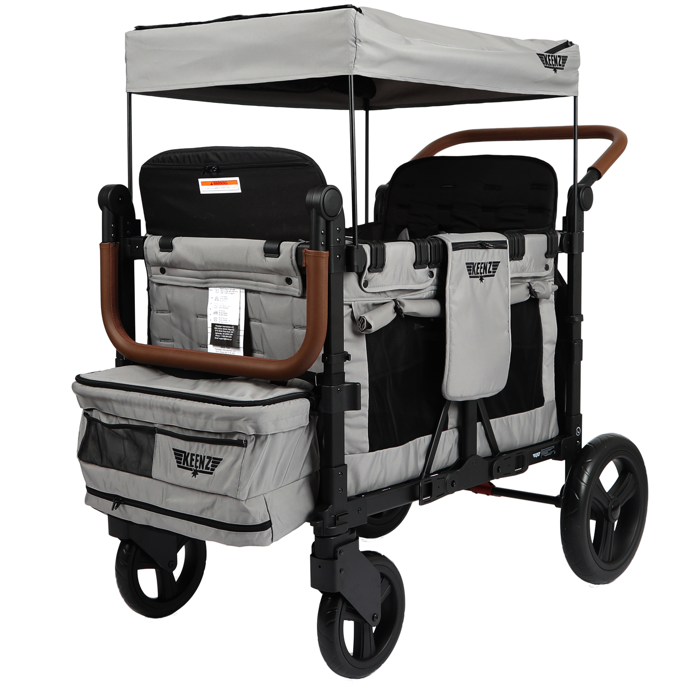Keenz Vyo͞o4 The Seating Chameleon Stroller Wagon 4-Passengers (Grey)