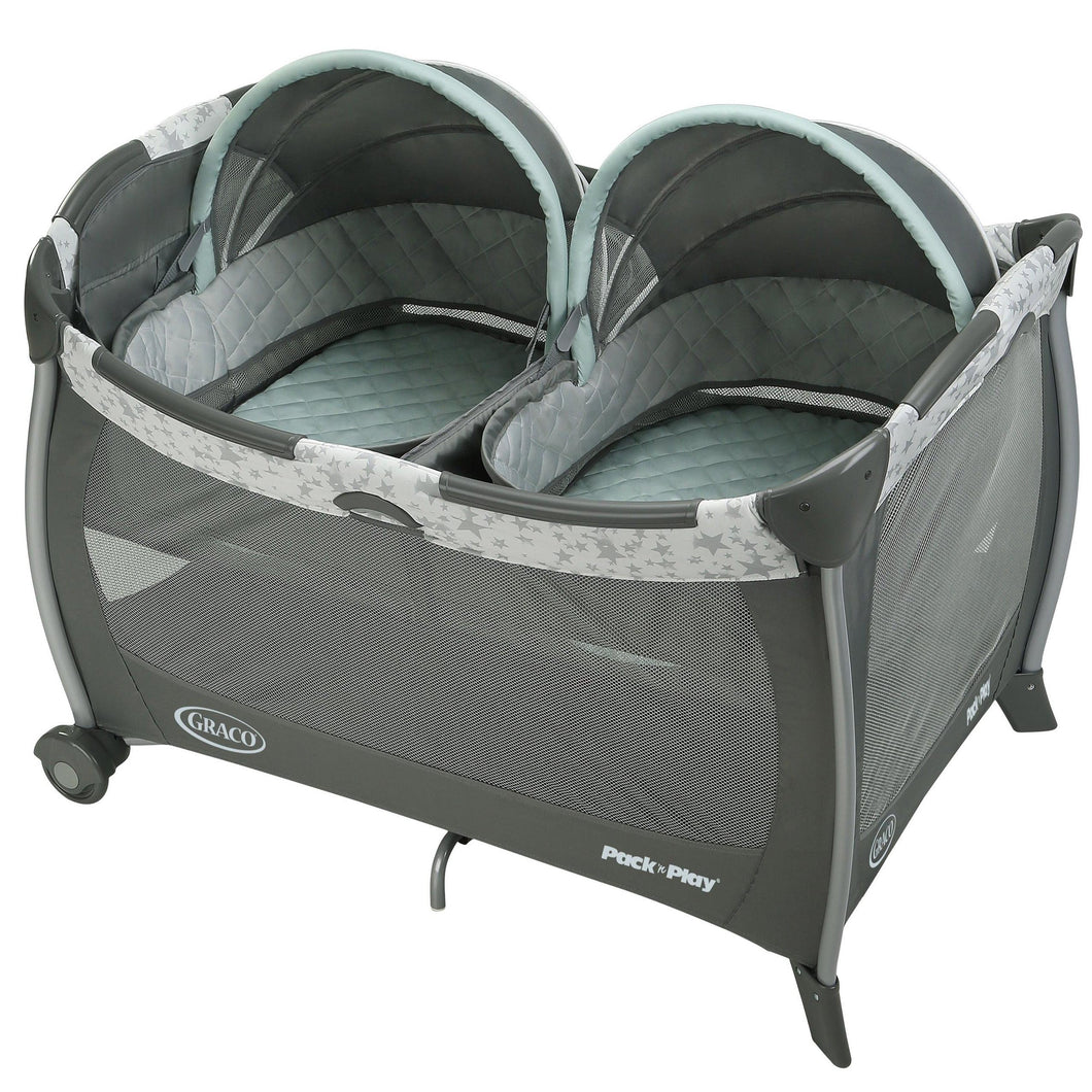 Buy Graco Pack n Play Playard with Twins Bassinet Oskar Online Supreme Stroller