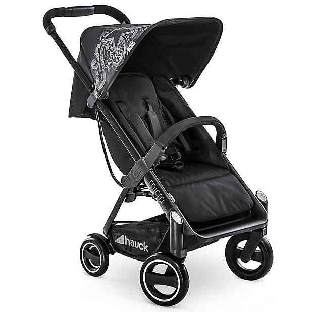 Buy Hauck Micro Compact Stroller with Adaptors Star Caviar