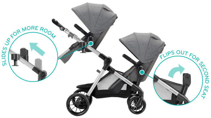 Evenflo pivot xpand online modular travel system percheron