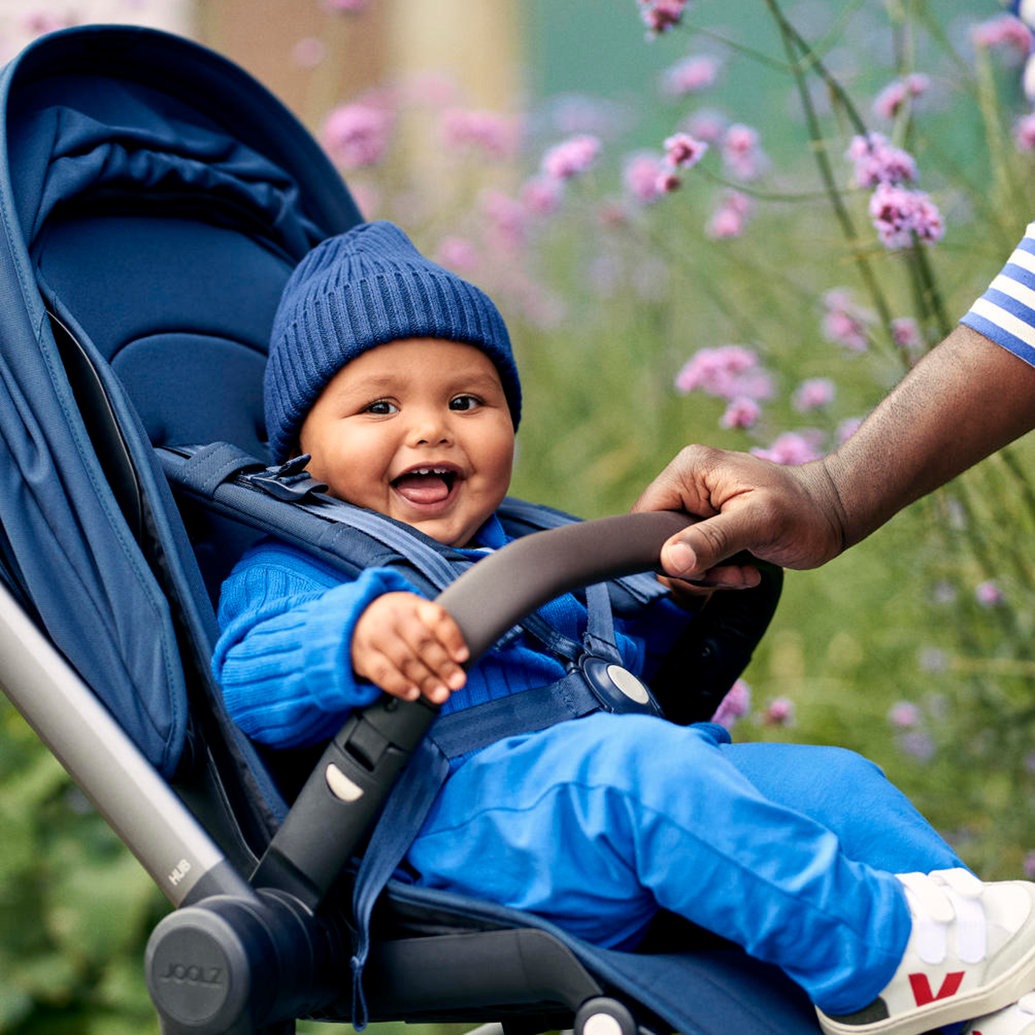 Buy Joolz Hub Stroller Chassis Seat with Raincover Navy Blue