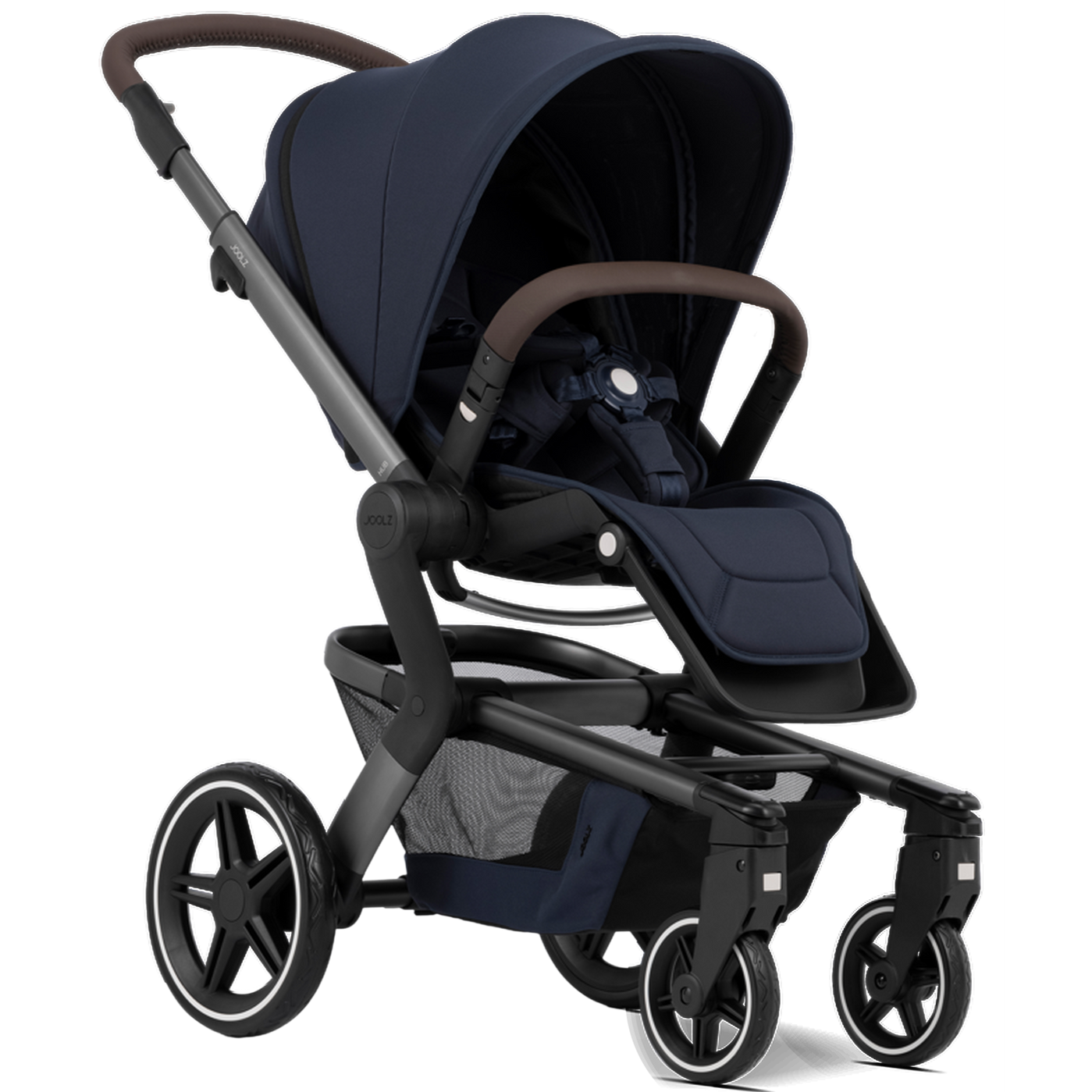 Navy top blue stroller
