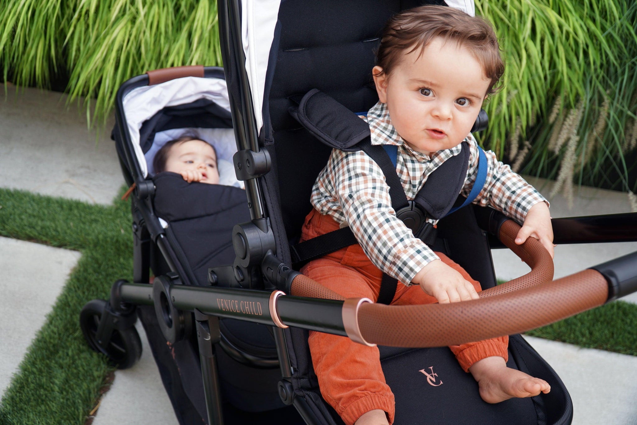 venice double stroller Venice Child Maverick Single to Double Stroller