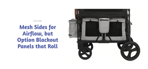 Keenz XC 2.0 Luxury Comfort Stroller Wagon - 2 Passenger (Mocha)
