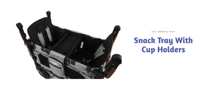 Keenz XC 2.0 Luxury Comfort Stroller Wagon - 2 Passenger (Mocha)
