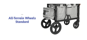 Keenz XC+ 2.0 Luxury Comfort Stroller Wagon - 4 Passenger (Cream)