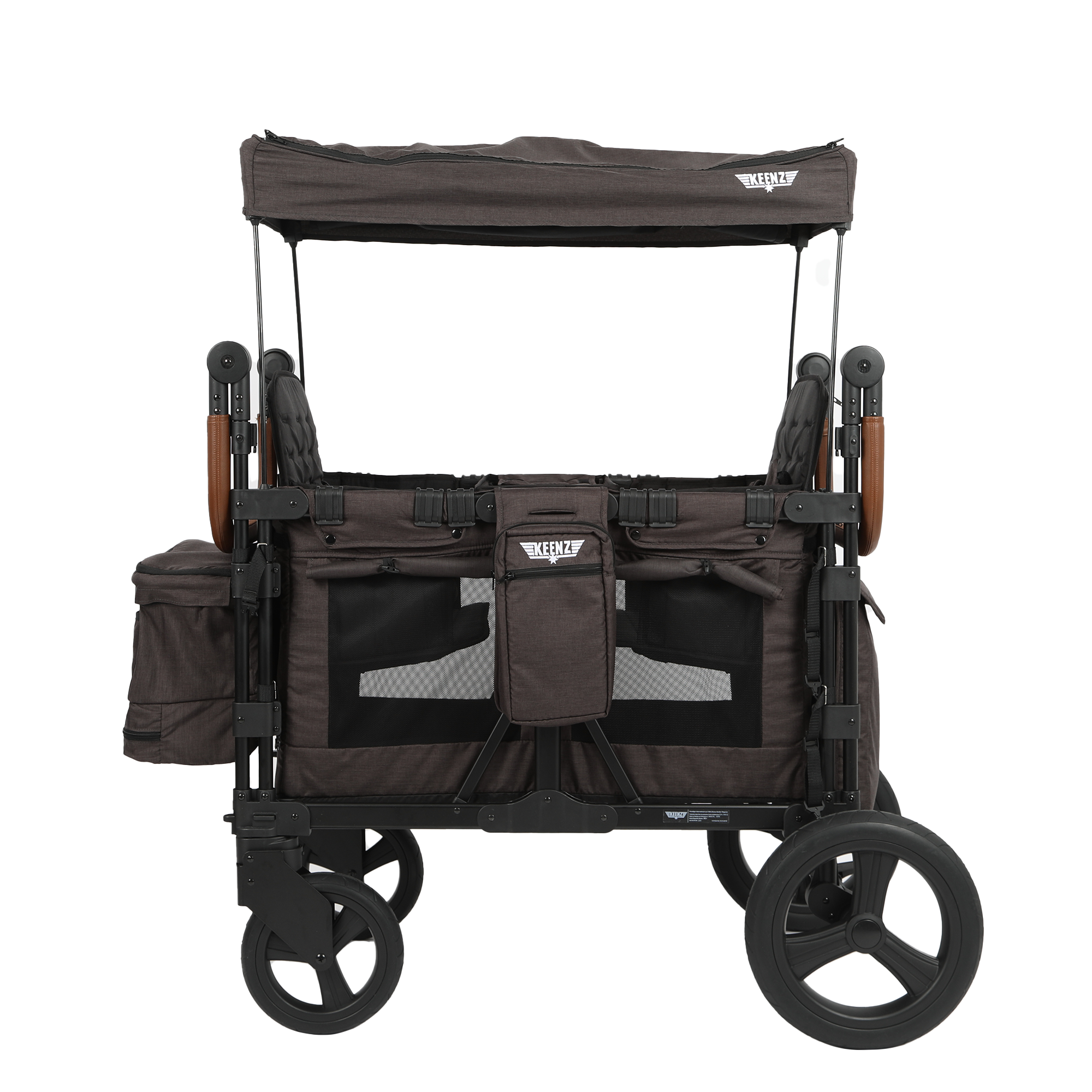 Keenz XC 2.0 Luxury Comfort Stroller Wagon 2 Passenger Black