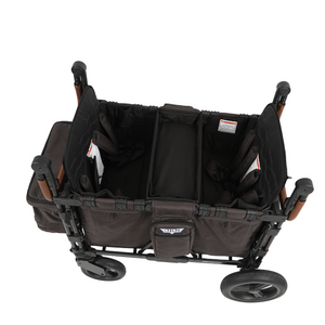 Keenz XC+ 2.0 Luxury Comfort Stroller Wagon - 4 Passenger (Cream)