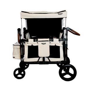 Keenz XC+ 2.0 Luxury Comfort Stroller Wagon - 4 Passenger (Cream)