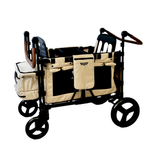 Keenz XC 2.0 Luxury Comfort Stroller Wagon - 2 Passenger (Mocha)