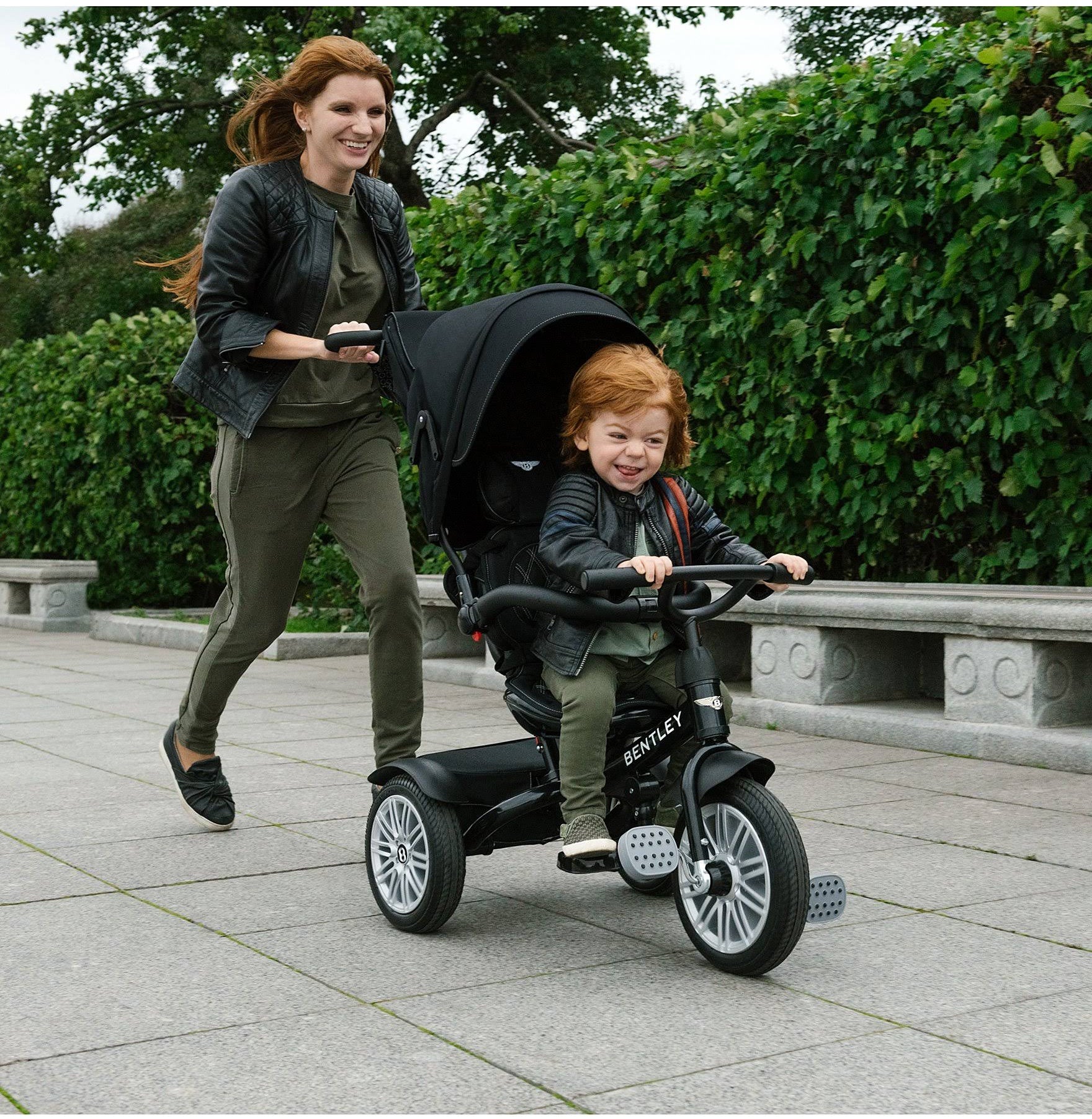 Bentley 6 in 1 Baby Stroller Kids Trike Onyx Black